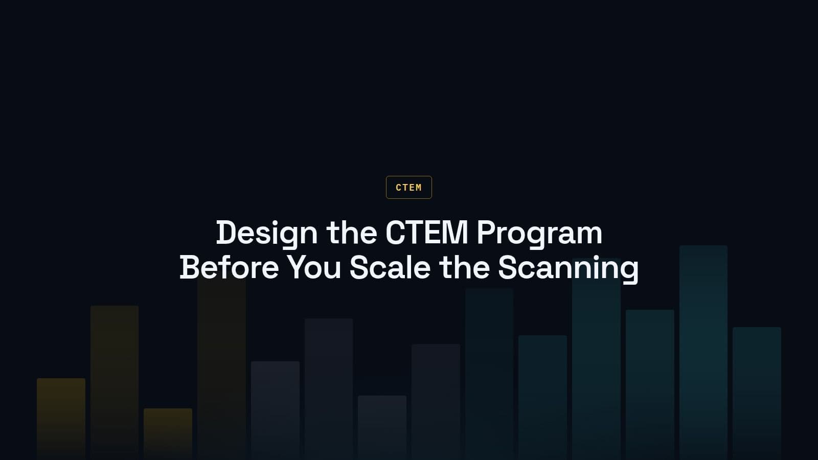 CTEM Program Design for Mid-Market Security Teams: A Practical Blueprint
