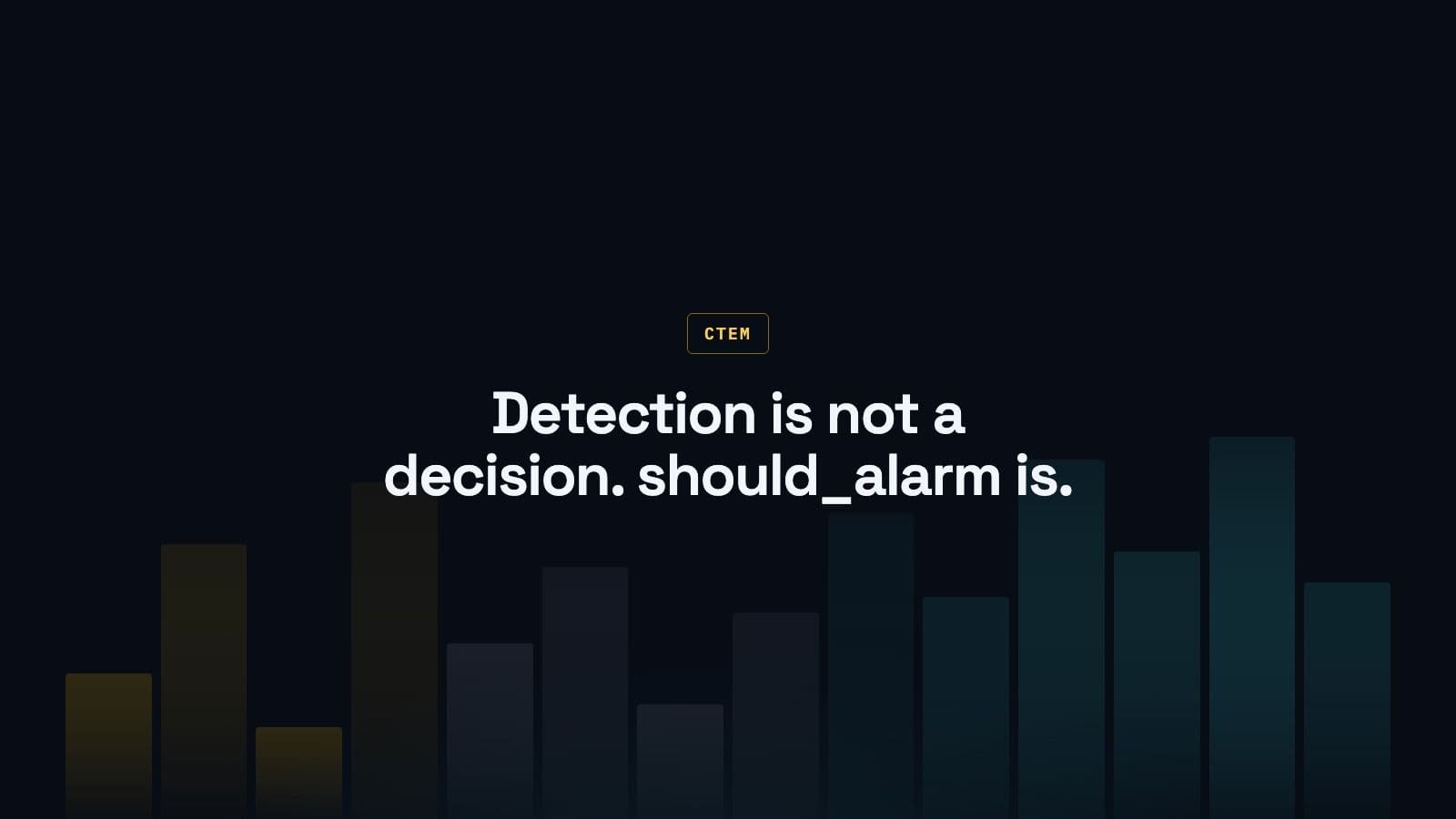 The CTEM Validation Gate: Why should_alarm Beats Raw Severity in the SOC Queue