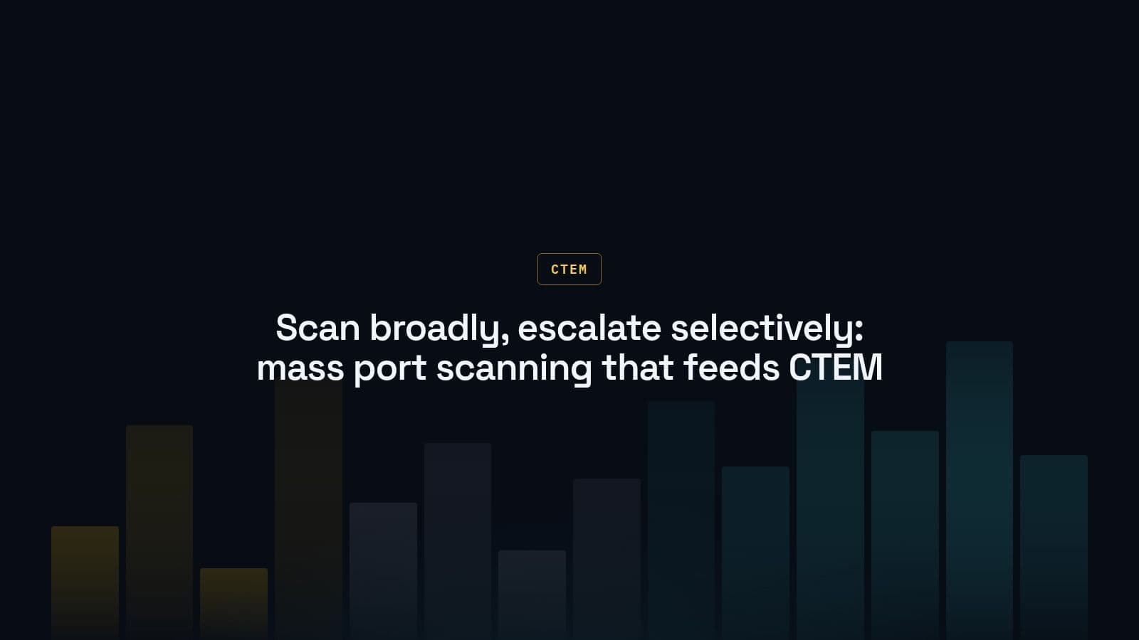 Mass Port Scanning in External Recon: Noise, Coverage, and a CTEM-Aligned Scanning Strategy