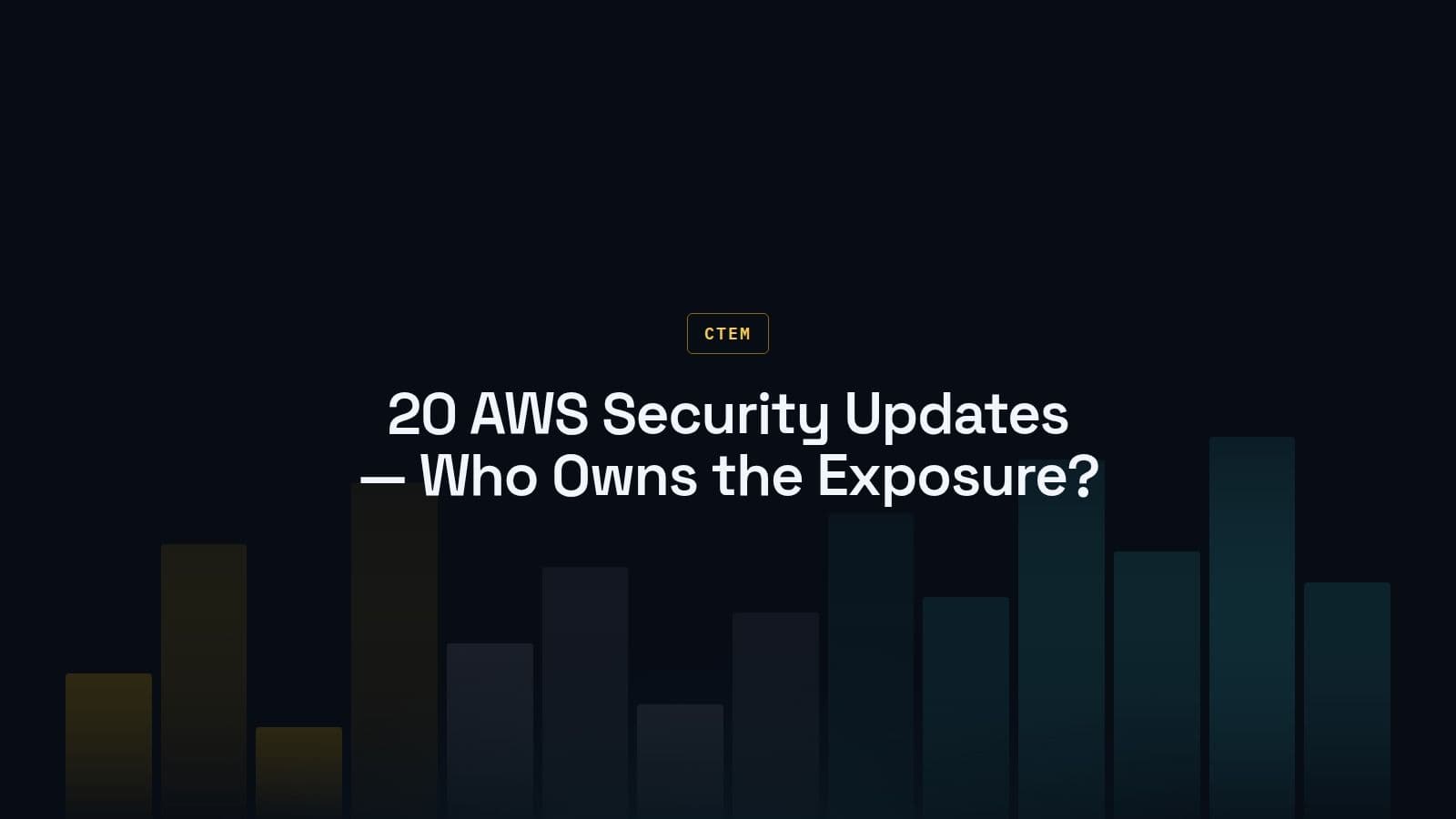 AWS Security Roundup August 2026: From New Cloud Controls to Continuous Exposure Management