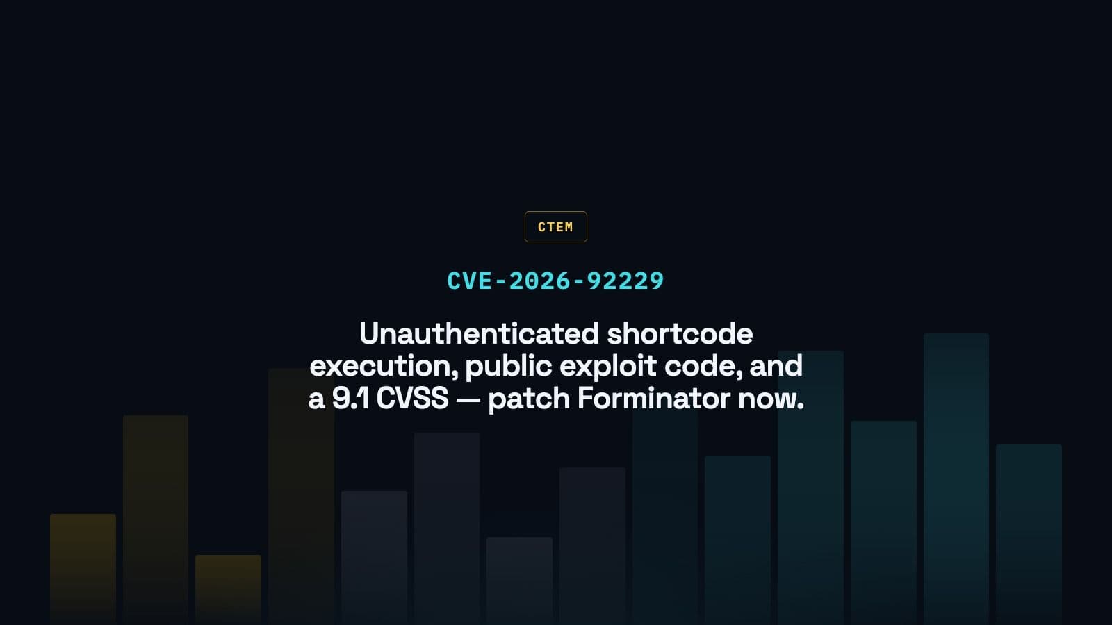 CVE-2026-92229: Critical RCE in Forminator WordPress Plugin — Public PoC, No KEV Listing Yet