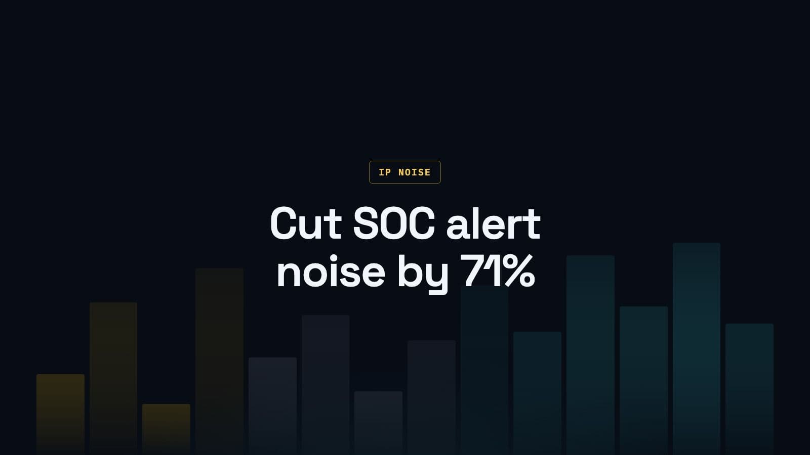 Noise-Aware IP Intelligence: How to Stop Drowning Your SOC in Scanner Traffic