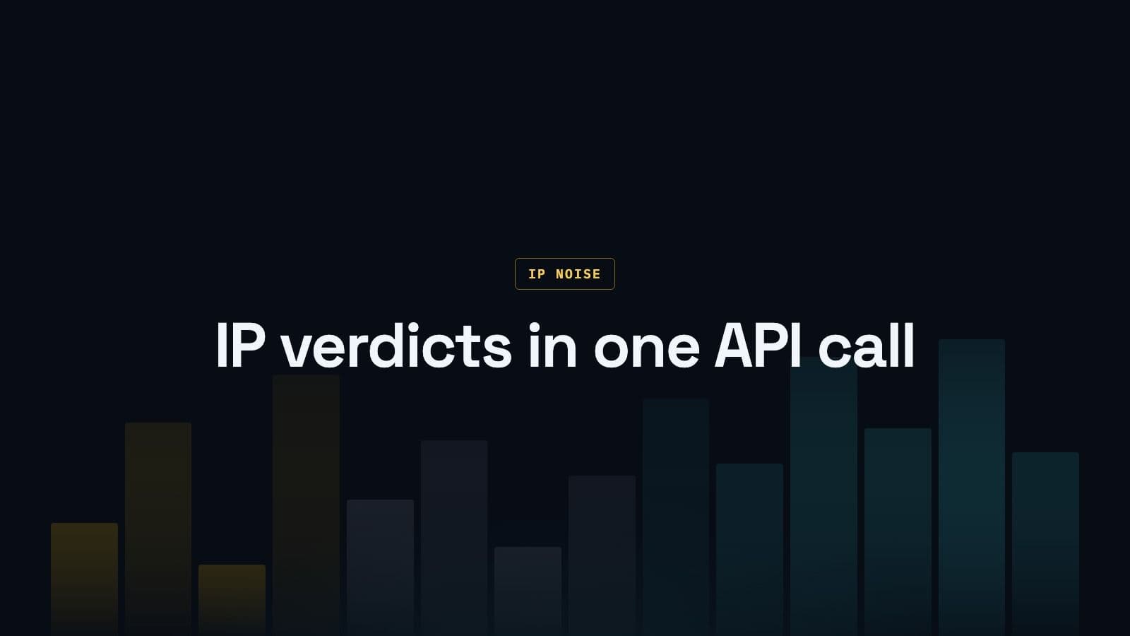 The 30-Second Triage: How a Noise-Aware CTI API Turns IP Alerts Into Instant Decisions