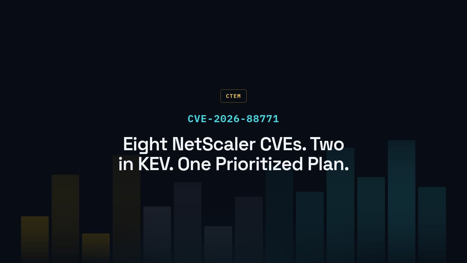 Citrix NetScaler Zero-Days (CVE-2026-88771–88778): A CTEM Exposure Playbook