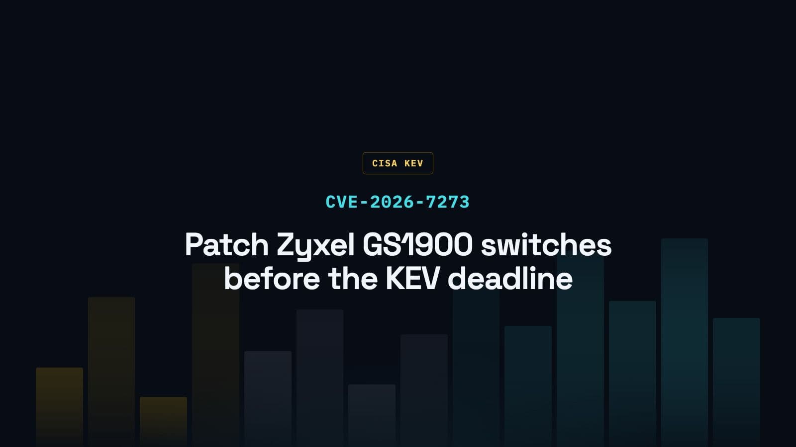 CVE-2026-7273: Zyxel GS1900 Switch Buffer Overflow Under Active Exploitation