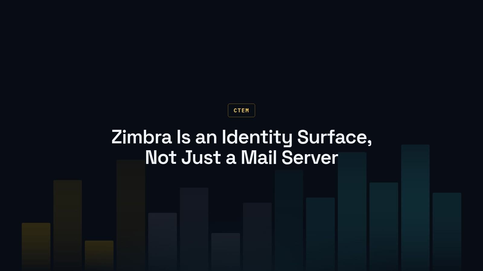 Zimbra Collaboration Suite Attack Surface: Mail/Collab Recon and CTEM Hardening Priorities
